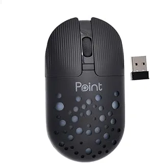 Point PT-70 Plastic Mouse Type C Interface With High Speed And Dual Mode For Windows/Mac - Black