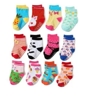 Socks - Set Of (12) Ankle Socks - For Kids