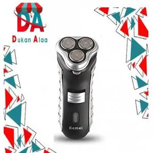 Kemei KM-268 Electric Rechargeable Shaver  - Black/Silver