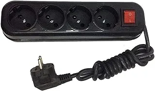 Power Strip 4 Inputs-Black