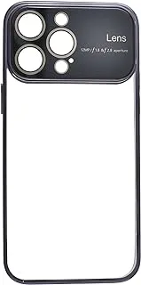 P-Lens High Quality Back Cover With Robust Protection Against Drops Impacts For Iphone 14 Pro Max - Clear Black