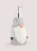 Matalan Christmas Gonk Soap Dispenser, 40 cm x 12 cm Size, Grey