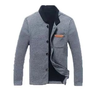 Best Finishing Classic High Quality Men Milton & Cotton Jacket  - Dark Gray