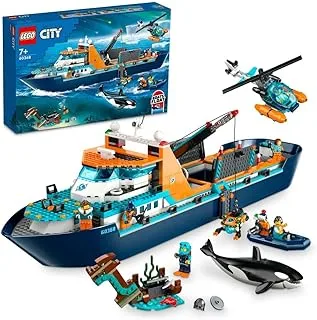 LEGO City Arctic Explorer Ship 60368 Building Blocks Toy Set; Toys for Boys, Girls, and Kids (815 Pieces)