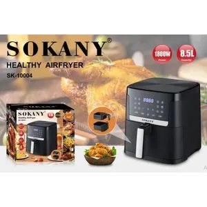 Sokany AirFryer, Digital Screen Sk-10004 , 8.5L , 1800w