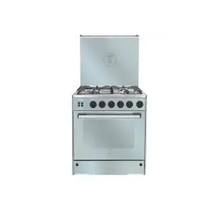 Unionaire C66SS-GC-447-SF-U4-AL Platinum Free Standing Gas Cooker – 60x60 cm - 4 Burners - Silver