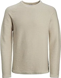 Jack & Jones Men's Jones Crew-Neck Knitted Sweatshirt