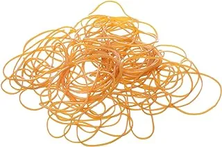 Golden Rubber Premium Quality Rubber Band Pack 50g For Office, School and Bank Daily Use With Durable Material - Yellow