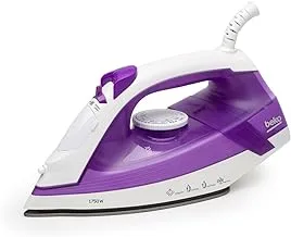 Beko 1800W PTFE Non-Stick Coated Steam Iron, Purple