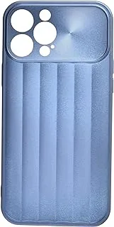 Ribbed High Quality Back Cover With Hygenic And Robust Protection Against Drops Impacts For Iphone 13 Pro Max - Blue