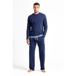 Debenhams 1PK MENS PENGUIN HEM BRAND TOP & JERSEY BOTTOMS NAVY