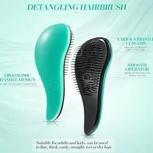 2pcs-Anti-static And Detangling Hair Styling Brushes