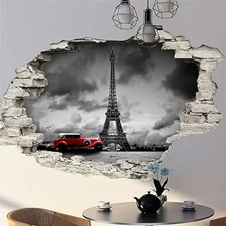 Decorative Landscape Sticker - Magical Night in Paris (100x70cm)