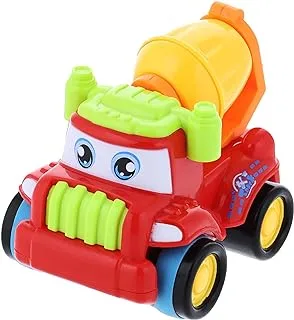 Generic Plastic Small Car With Cartoon Design And Add More Funny For Children - Multi Color