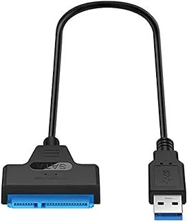 خط محرك الأقراص السهل USB3.0 كابل نقل SATA إلى USB محرك الأقراص الصلبة SSD مقاس 2.5 بوصة خط محرك الأقراص السهل نقل USB SATA