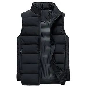 Fashion Men's Fall Winter Down Cotton Vest Casual Jackets