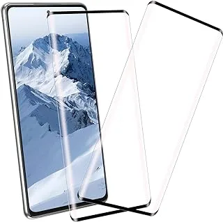 Carantee Pack of 2 Screen Protectors for Tempered Glass for Samsung Galaxy S20 Film, 2.5D Edge HD Ultra Clear Tempered Glass Screen Protector, 9H Hardness Fingerprint ID Protective Glass Bubble-Free