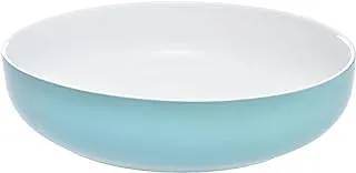 Tunisie Tu-8801620-Bl Set Of 6 Pieces Of Porcelain Yaka Soupsalad Plate 20Cm Suitable For Home And Restaurants With Premium Durable Material - Blue