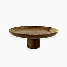 Egyptian Trading Company Wooden Service Cake Stand, 25 cm Size