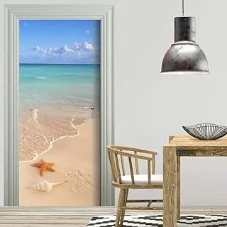 3D Wallpaper Sticker Beach Starfish Door Sticker Self adhesive Wall Stickers Home decoration Gifts Bedroom Wallpapers