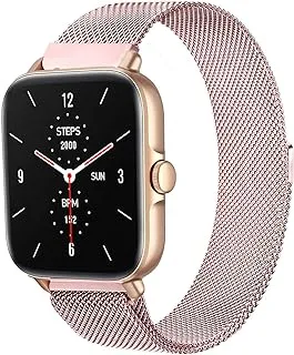 Band for Amazfit GTS 2 mini/GTS 2, Metal Magnet Strap for Amazfit GTS 3/GTS 2e/GTR 42mm/Bip/Bip lite/Bip U/Bip U Pro/Bip 3/Bip 3 Pro/GTS 4/GTS 4 Mini