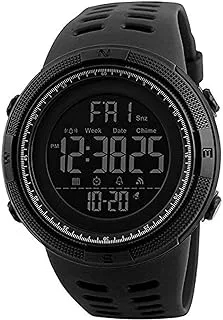 skmei Men's Silicone Digital Watch (Black, 1251)