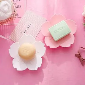 Flower Shaped Soap Dish - 1 Pcs