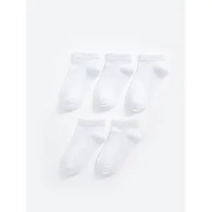 LC Waikiki Basic Girls' Booties Socks 5 Pack