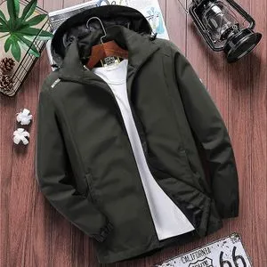 Fashion M-4XL Men's High Quality Clothes Casual Personality Trendy Long Sleeve Jacket Green