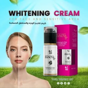 SHINOVA Whitening Cream For Face & Sensitive Area 4*1 - 50 ML