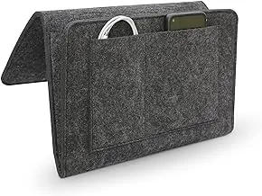 Bedside Storage Organizer bedside caddy Bed Hanging Bag for Magazine Tablet Books Phone Remote Control bedside hanging pocket 9.1134 Inch