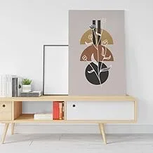 Minimalist one line drawing plant poster Printed Canvas wall art 60x40