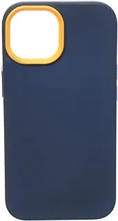 Boter 360 High Quality Back Cover 360 Degree Full Body Protection For Iphone 14 - Navy Yellow