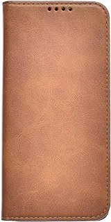 KAU High Quality Leather Flip Cover With Robust Protection Against Drops Impacts For Xiaomi 12 Lite - Camel