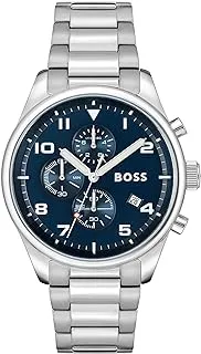 Boss Dress Watch Stainless Steel Bracelet for Men, Blue