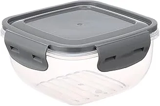 Bager Cook&Lock Colored Cover Square Storage Container 500 Ml (Std), grey