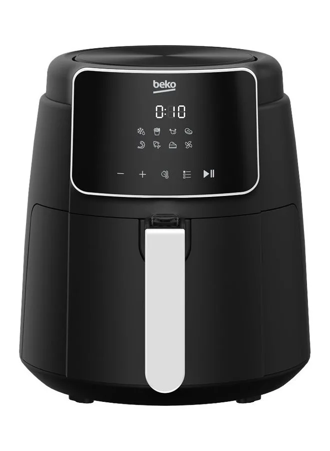 Beko Air Fryer Digital control panel, Present Defrost, French Fries, Chicken Wings, Steak, Shrimp, Fish, Cake, Air Drying Functions 3.9 L 1500 W FRL 2244B Black