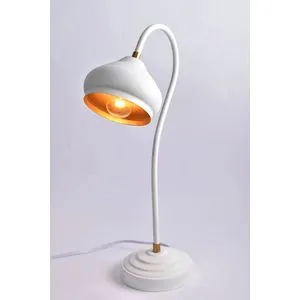 Elaf Moulai Plus White Desk Lamp