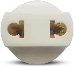 El Wesam WS2010 Plastic Socket Small Containing High Speed And Practical For Multi Use - White