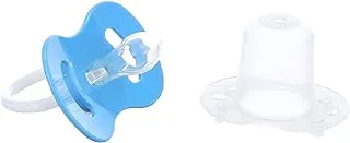 Canpol babies Silicone Symmetric Soother 0-6m BUNNY&COMPANY with cap BLUE