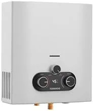 TORNADO Gas Water Heater 6 Liter without Chimney, Digital, Natural Gas, White GHE-MP6SN-W