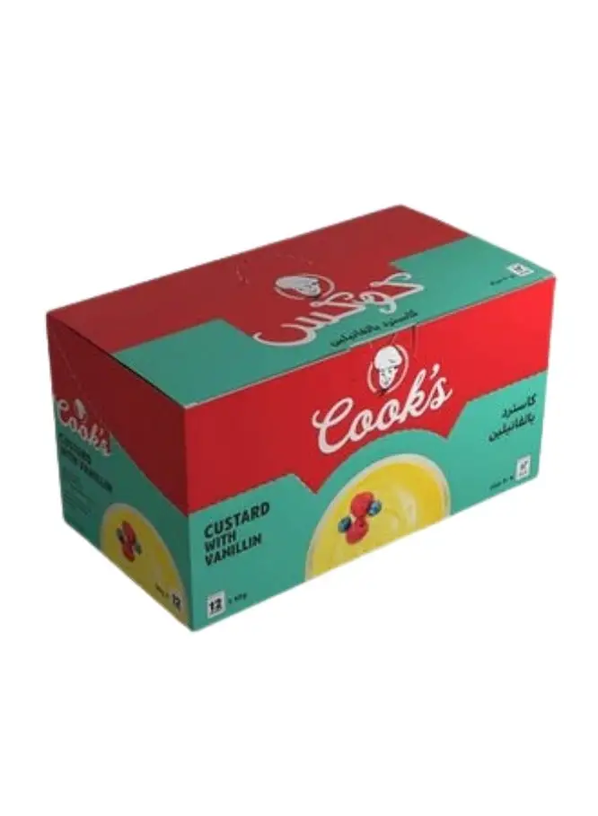 Cook's Custard Box 12 Sachets 50 grams