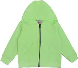 junior Baby Boys Full Zipper Hoodie Work Utility Outerwear