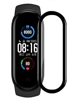 Stejnhge [عبوة من 3] واقيات شاشة لـ Xiaomi Mi Band 8 / Mi Band 7 Smart Band، طبقة حماية ناعمة ثلاثية الأبعاد منحنية بتغطية كاملة من PET [مقاومة للخدش] [خالية من الفقاعات] (ليس زجاج)