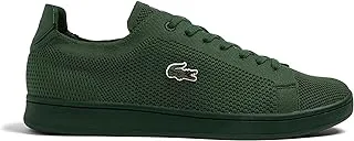 حذاء رياضي رجالي من Lacoste Carnaby Piquee، مصنوع من القماش، اللون أخضر، مقاس 40 EU