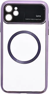 T-Lens High Quality TPU Back Cover Magsafe With Robust Protection Against Drops Impacts For Iphone 11 6.1 - Clear Lilac