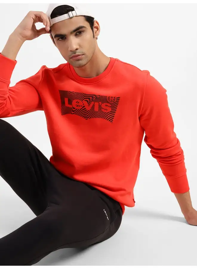 Levi's Men's Brand Logo Crew Neck Sweatshirt