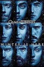 ملصق طويل من Pyramid International Winter is Here Game Of Thrones، بلاستيك/زجاج، متعدد الألوان، 61 × 91.5 × 1.3 سم