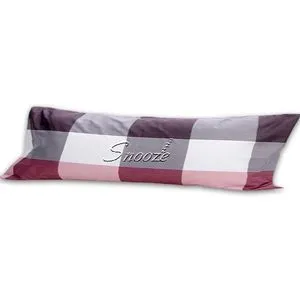 Snooze Long Pillowcases, Pink Caro Design