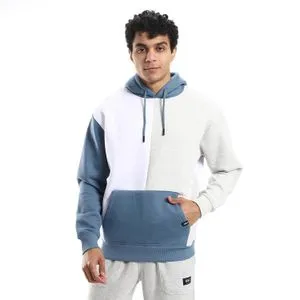 AlNasser Tri-Tone Multi Pattern Hoodie - White